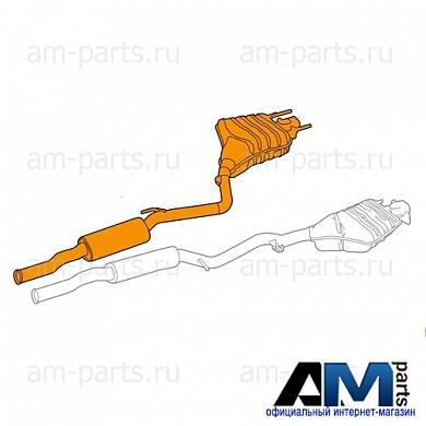 Задняя часть глушителя правая A2214900810 Мерседес S500 435л.с.