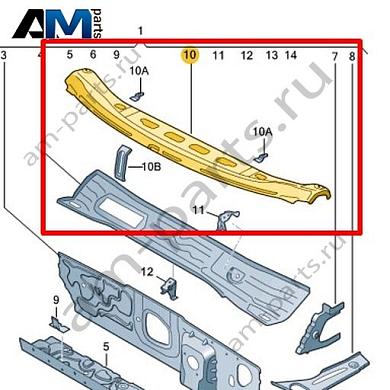 Обтекатель Volkswagen Jetta VII 2020-2024 17A802483BКупить обтекатель 17A802483B на Фольксваген Джетта VII 2020-2024 на выгодных условиях