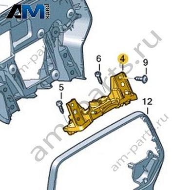 Держатель Volkswagen id-Buzz 2023-2024 1T3919749Купить держатель 1T3919749 Фольксваген id-Buzz 2023-2024 на выгодных условиях
