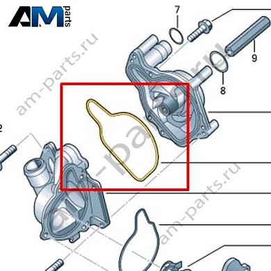 Уплотнитель VAG 057121119AКупить уплотнитель 057121119A Фольксваген/Ауди/Шкода по минимальной цене