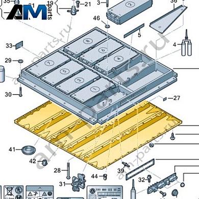 Защита днища Volkswagen id3 2020-2024 1EA801707EКупить защиту днища 1EA801707E Фольксваген id3 2020-2024- гарантия наличия