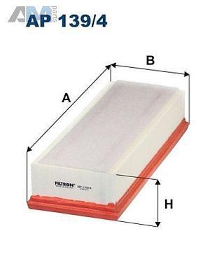 Воздушный фильтр FILTRON AP1394 Audi A4 (B8) 2008-2012 2.0TFSI