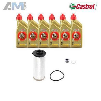 Комплект для замены масла в DSG DQ500 с маслом Castrol Volkswagen Multivan T6 (2019-2023)