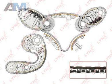 Комплект замены цепи ГРМ LYNX для Audi Q7 (2015-2019) 3.0TDI (249 л.с.) TK-0055
