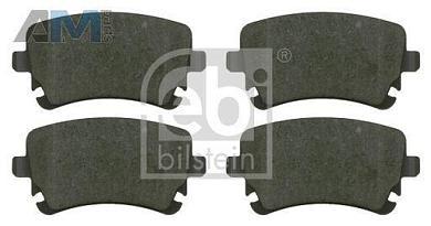 Задние тормозные колодки FEBI 16588 для Audi A4 (B6) 2001-2005