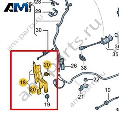 Держатель VAG 059131561EКупить держатель 059131561E Фольксваген/Ауди/Шкода- гарантия наличия