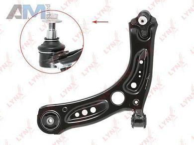 Рычаг нижний левый/Перед. подв. (С шаровой опорой) LYNX для Golf VII 2012-2020 C5699L