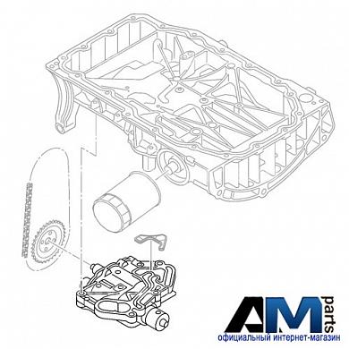 Насос масляный Volkswagen Polo 1.4TSI 04E115103AD