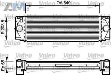 Интеркуллер (VALEO) 817994 для Mb Sprinter (W906) 311CDI (184 л.с.)