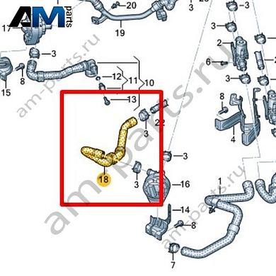 Шланг системы охлаждения Volkswagen id3 2020-2024 1EA121449JКупить шланг системы охлаждения 1EA121449J для Фольксваген id3 2020-2024 на выгодных условиях