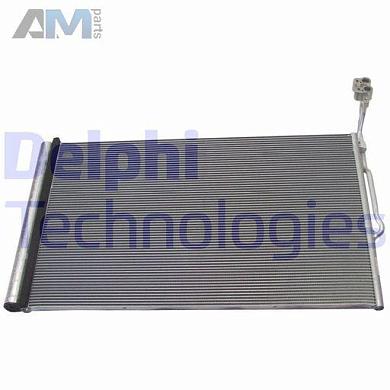 Радиатор кондиционера DELPHI (TSP0225686) на Volkswagen Touareg II (2011-2014) 3.6FSI
