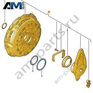 Ремонтный комплект двойной фрикционной муфты VAG 0AM198142Купить ремонтный комплект двойной фрикционной муфты 0AM198142 для Фольксваген/Ауди/Шкода- минимальная цена