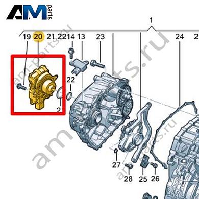 Переключатель передач VAG 0ME325835HКупить переключатель передач 0ME325835H для Фольксваген/Ауди/Шкода- минимальная цена