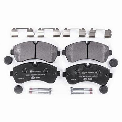 Колодки тормозные передние Behr-hella для Volkswagen Crafter 8DB355005531