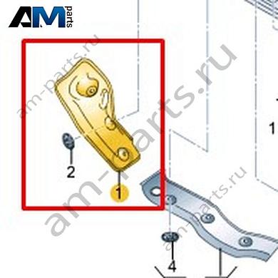 Теплозащитный экран Volkswagen AMAROK 2013-2016 2H0825617BКупить теплозащитный экран 2H0825617B для Фольксваген Амараок 2013-2016 по минимальной цене