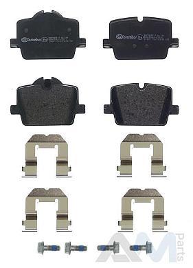 Задние тормозные колодки Brembo (P06114) для BMW 3 серии (G20/21) 330d/330dX