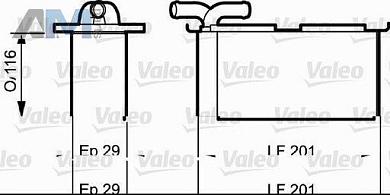 Интеркулер VALEO (818838) для Volkswagen B7 (2010-2016) 1.4TSI