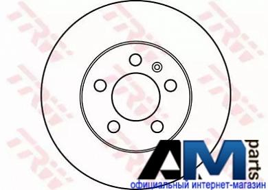 Передние тормозные диски Шкода Фабия МК2 DF2803 TRW