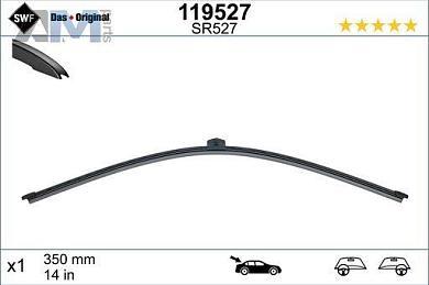 Комплект щеток стеклоочистителя (119527) SWF на Audi A3 (8V) 2012-2020