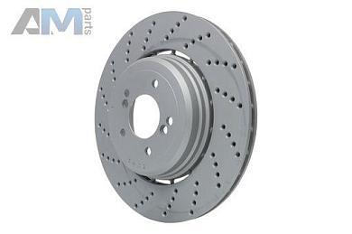 Задний левый тормозной диск 370X24 (24.0124-0235.2) ATE на BMW 5 Серии (E60) M5