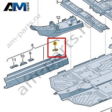 Усилитель порога Volkswagen id3 2020-2024 1EA802312Купить усилитель порога 1EA802312 Фольксваген id3 2020-2024 на выгодных условиях