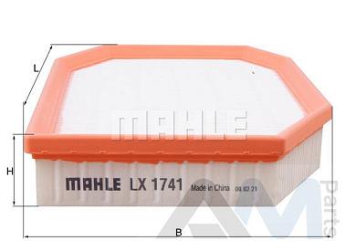 Воздушный фильтр KNECHT (LX1741) на BMW 5 серия (F10) 523i