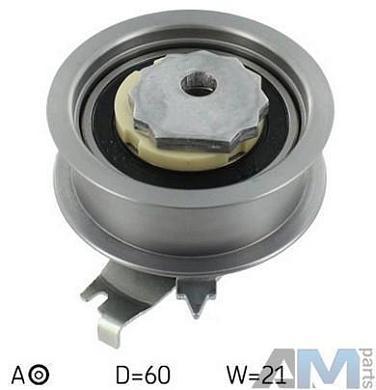 Ролик натяжной ремня ГРМ для Polo Sedan (2010-2015) 1.6SRE(110/90л.с.) VKM11338