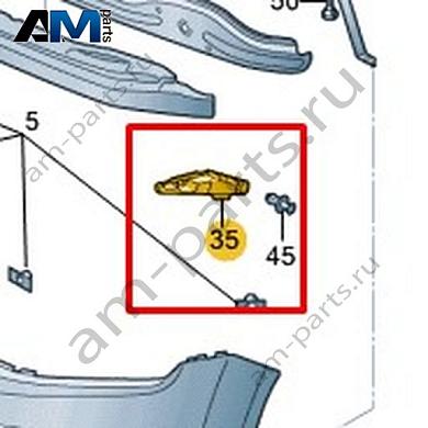 Направляющий профиль Volkswagen AMAROK 2013-2016 2H0807184BКупить направляющий профиль 2H0807184B Фольксваген Амараок 2013-2016- выгодные цены