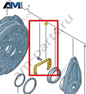 Поддерживающая скоба VAG 0AM141179Купить поддерживающую скобу 0AM141179 для Фольксваген/Ауди/Шкода- выгодные цены