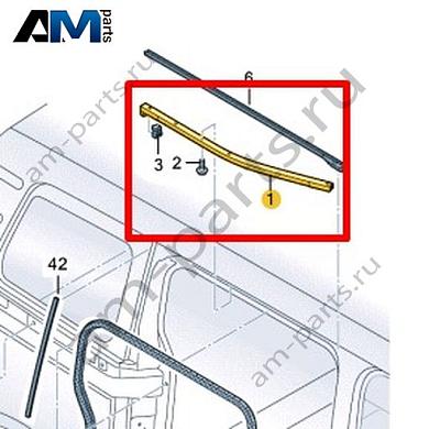 Направляющая для сдвижной двери Volkswagen id-Buzz 2023-2024 1T3843860BКупить направляющую для сдвижную дверь 1T3843860B для Фольксваген id-Buzz 2023-2024- выгодные цены