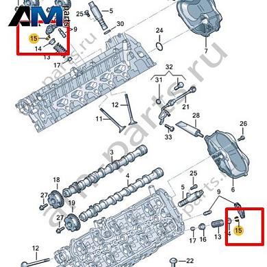 Сухарь VAG 07L109651Купить сухарь 07L109651 для Фольксваген/Ауди/Шкода- минимальная цена