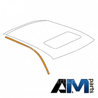 Декоративная накладка окна передняя правая хром Туарег (2003-2010) 7L6853986C 2ZZ