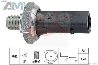 Датчик давления масла (1800135) EPS для Porsche Cayenne (2007-2010)