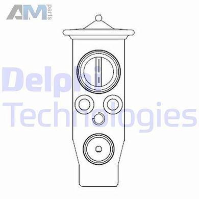 Расширительный клапан кондиционера DELPHI (CB1013V) для Volkswagen Tiguan II (2016-2020) 2.0TSI