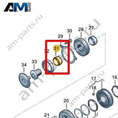 Внутреннее кольцо VAG 0CK311385BКупить внутреннее кольцо 0CK311385B для Фольксваген/Ауди/Шкода- спец. Цена