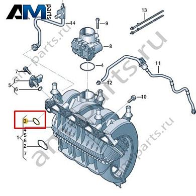 Уплотнитель VAG 04C129717DКупить уплотнитель 04C129717D Фольксваген/Ауди/Шкода- бесплатная доставка