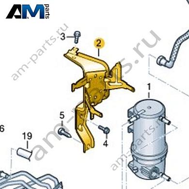 Кронштейн топливного фильтра Volkswagen AMAROK 2017-2022 2H6131563CКупить кронштейн топливного фильтра 2H6131563C для Фольксваген Амараок 2017-2022- акция