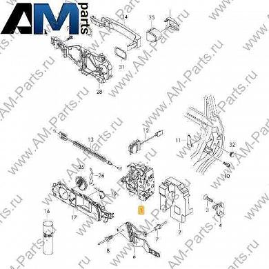Замок дверной для Volkswagen Touareg 7L0839016DЗаказать замок дверной Volkswagen Touareg 7L0839016D- Лучшие условия