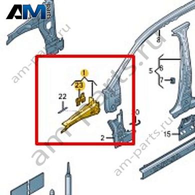 Усилитель брызговика Volkswagen Taigo 2022-2024 2G7810135Купить усилитель брызговика 2G7810135 на Фольксваген Тайго 2022-2024- минимальная цена