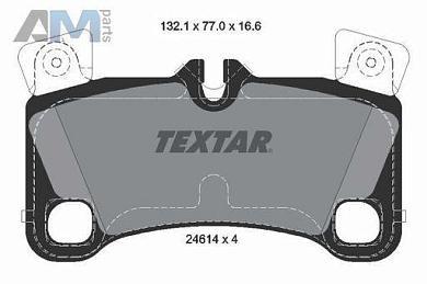 Колодки тормозные задние 2461401 (TEXTAR) для автомобилей VAG аналог 7L0698451FКупить колодки тормозные задние 2461401 производства TEXTAR для Фольксваген/Ауди/Шкода по специальной цене