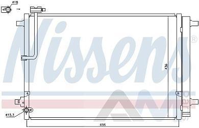 Радиатор кондиционера 940329 (NISSENS) для A8 (D4) 2010-2017 3.0TDI