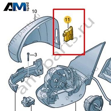 Индикатор смены полосы Volkswagen Taigo 2022-2024 2G7949146Купить индикатор смены полосы 2G7949146 на Фольксваген Тайго 2022-2024 на выгодных условиях