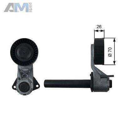 Натяжитель ремня генератора (GATES) T39203 для BMW X6 (E71) 2007-2014 30dX M57N2