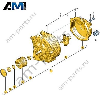 Генератор VAG 03L903023CКупить генератор 03L903023C для Фольксваген/Ауди/Шкода- гарантия наличия