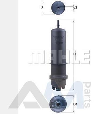 Топливный фильтр KNECHT (KL872/7) на BMW X3 (G01) 30dX