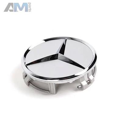 Крышка ступицы колеса Звезда выступает серебристый титан Mercedes GLC 2015-2025 B66470202