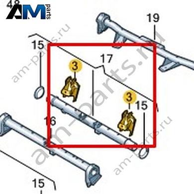 Крепежный элемент Volkswagen AMAROK 2013-2016 2H0802191Купить крепежный элемент 2H0802191 на Фольксваген Амараок 2013-2016 на выгодных условиях