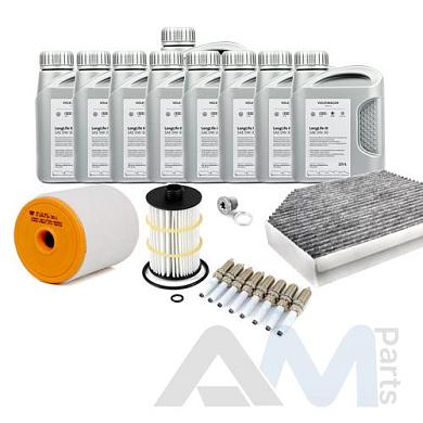 Оригинальный комплект ТО-2/4 для Ауди А6 4.0TFSI RS6 (560/605 л.с.) VAG LL 3 (допуск 504/507)