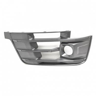 Решетка бампера правая с ПТФ (антрацит) Ауди Q7 4М (рестайлинг) 4M0807682EGXE