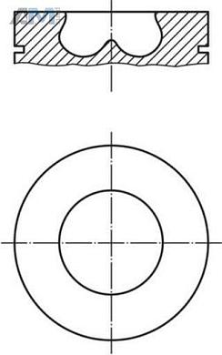 Комплект поршней MAHLE/KNECHT (033PI00102000) Audi Q7 (4L) 2007-2010 3.0 дизель